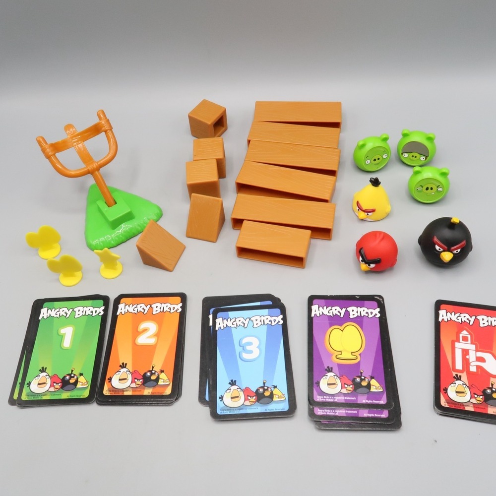 ROVIO Angry Birds Green Pigs Figures Lot Of 6 Figures Game Pieces